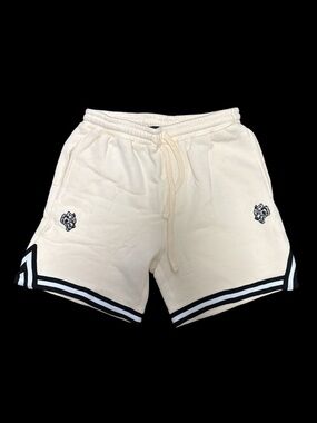 Darc Sport Wolves Classics Cream Cotton Shorts Size: Medium NWT